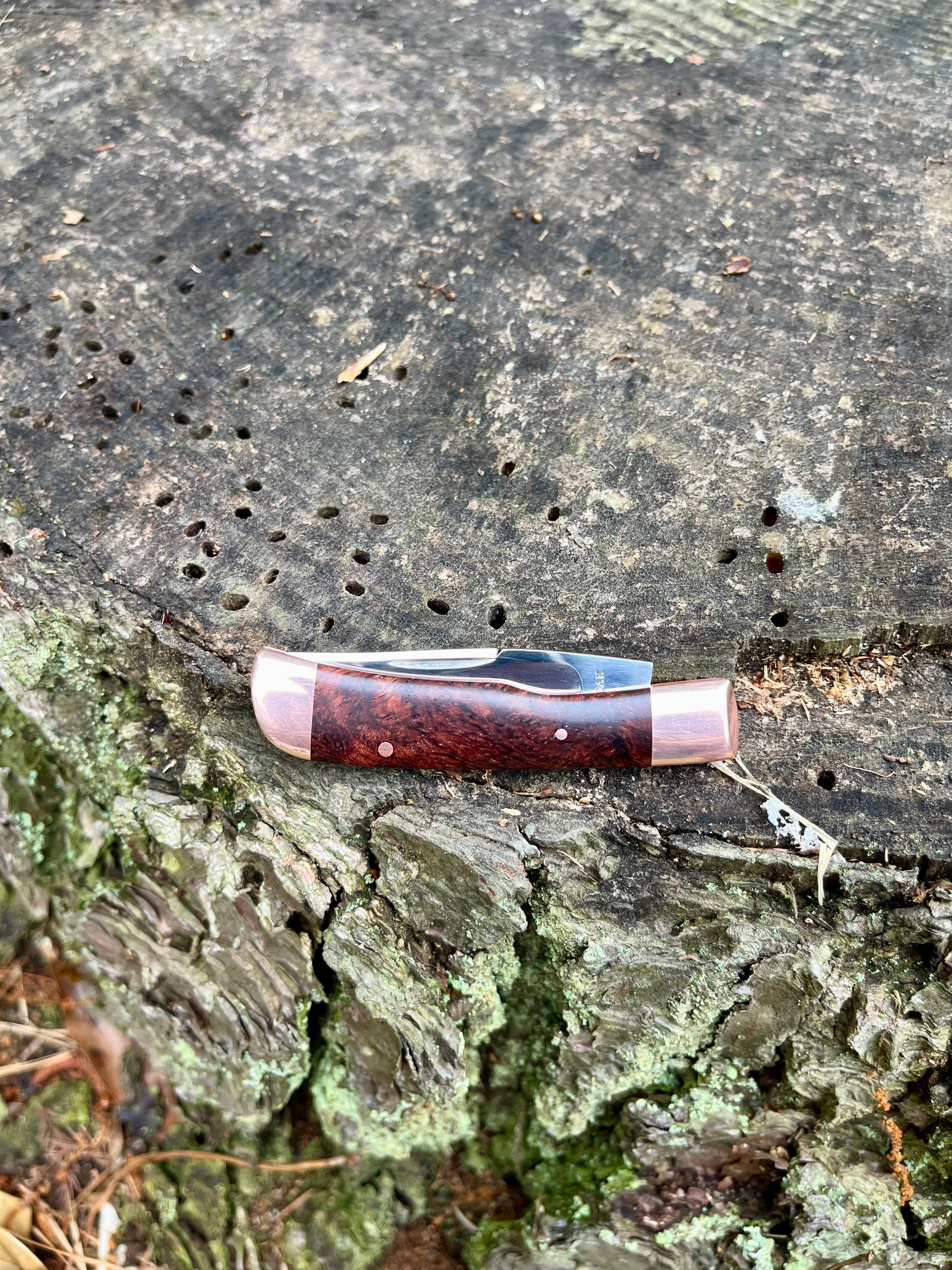Copper Gunstock Slipjoint