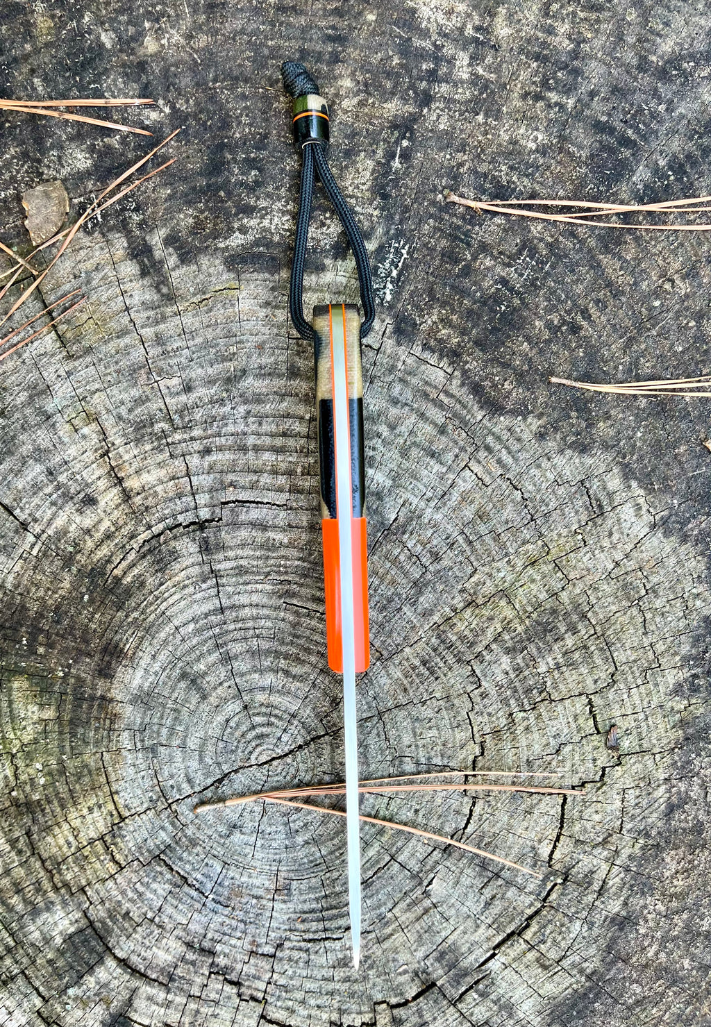 Orange/Camo Fixed Blade